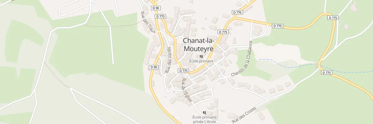 Plan du 9 Pl de l’Arbre Commun à Chanat-la-Mouteyre