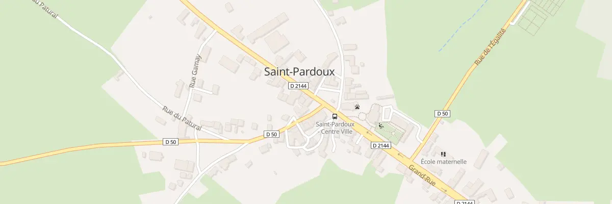Plan du 2 Rte des Bois à Saint-Pardoux