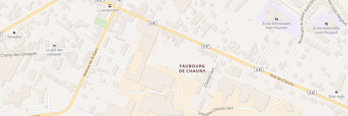 Plan du 298 Rue de Chauny à Noyon