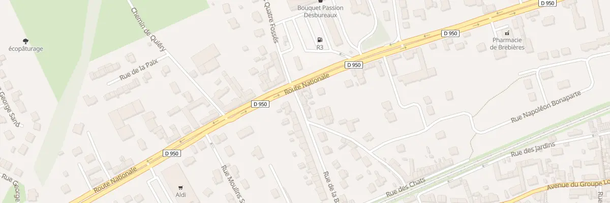 Plan du 1 Rue de la Barrière à Brebières