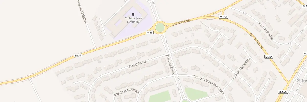 Plan du 6 Rue d’Artois à Seclin