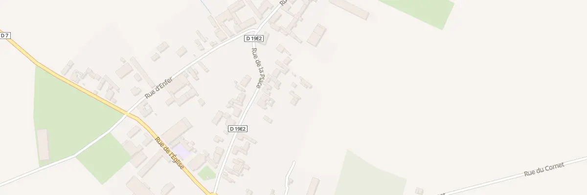 Plan du 20 Rue de la Place à Ruyaulcourt