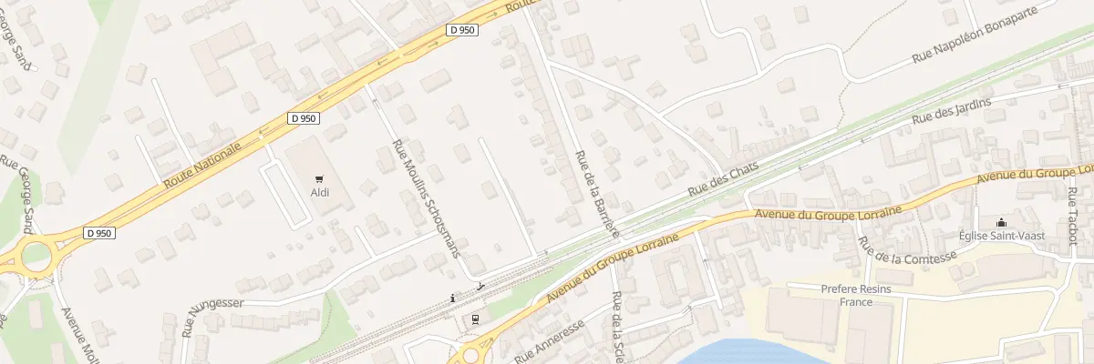 Plan du 28 Rue de la Barrière à Brebières