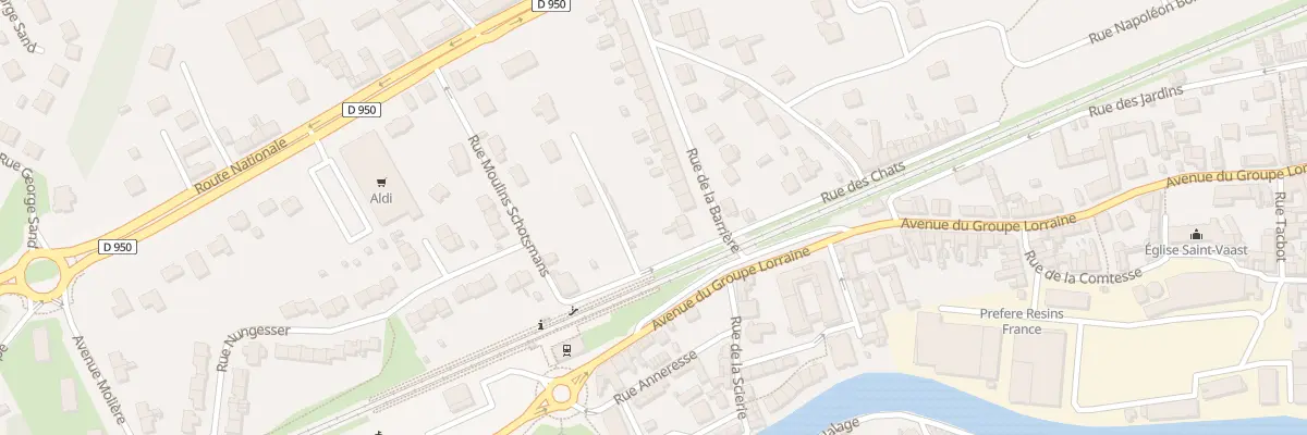 Plan du 32 Rue de la Barrière à Brebières