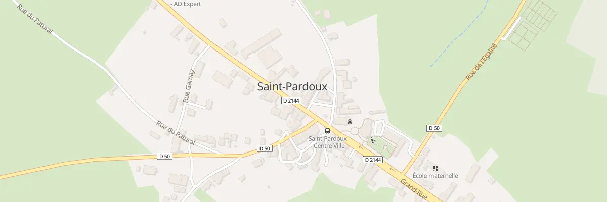 Plan du 64 Grand Rue à Saint-Pardoux