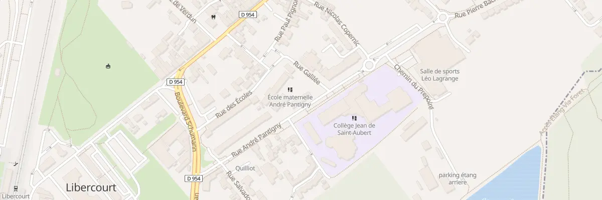 Plan du 3 Rue Andre Pantigny à Libercourt
