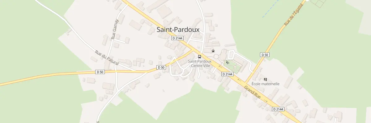 Plan du 1 Rte des Bois à Saint-Pardoux