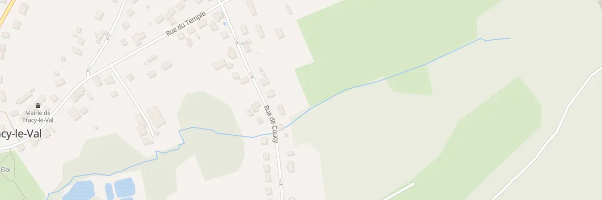 Plan du 607 Rue de Coucy à Tracy-le-Val