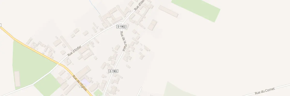 Plan du 28 Rue de la Place à Ruyaulcourt