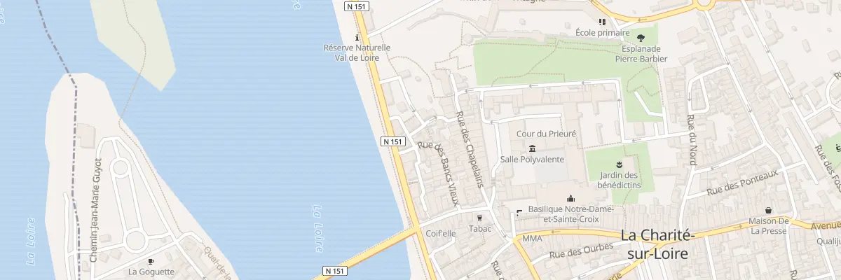 Plan du 20 Rue des Bancs Vieux à La Charité-sur-Loire