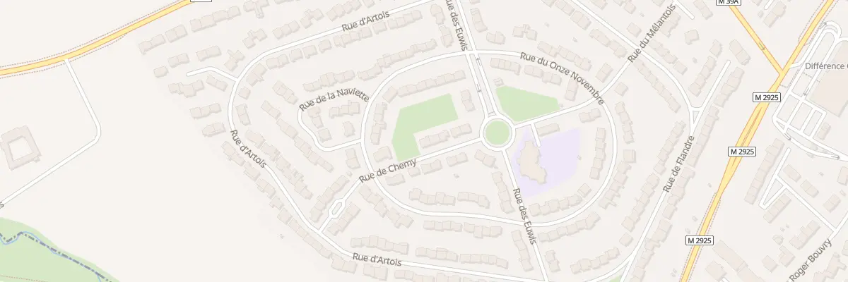 Plan du 9 Rue de Chemy à Seclin