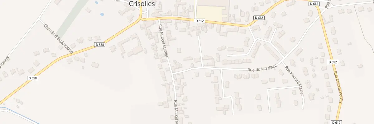 Plan du 41 Rue du Jeu d’Arc à Crisolles