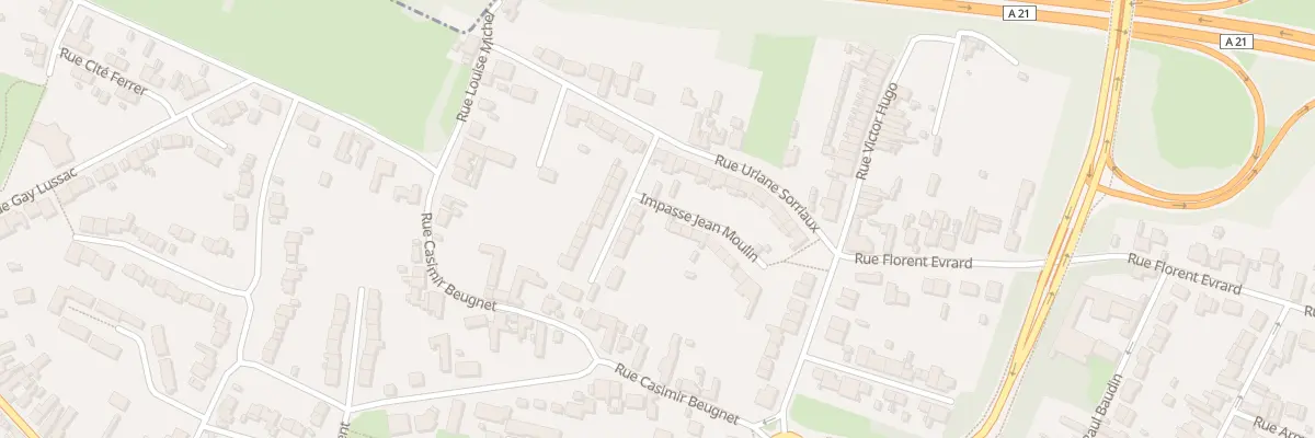 Plan du 1 Rue Robert Schumann à Courcelles-lès-Lens
