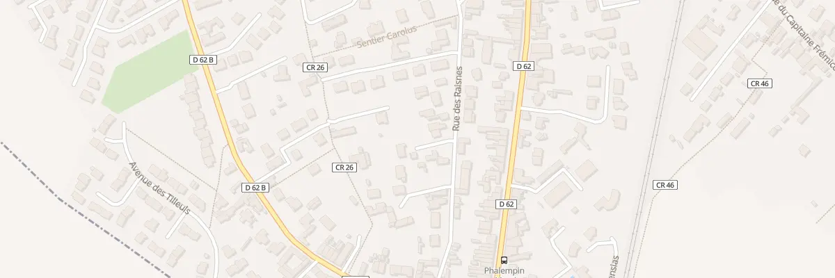 Plan du 54B Rue des Raisnes à Phalempin