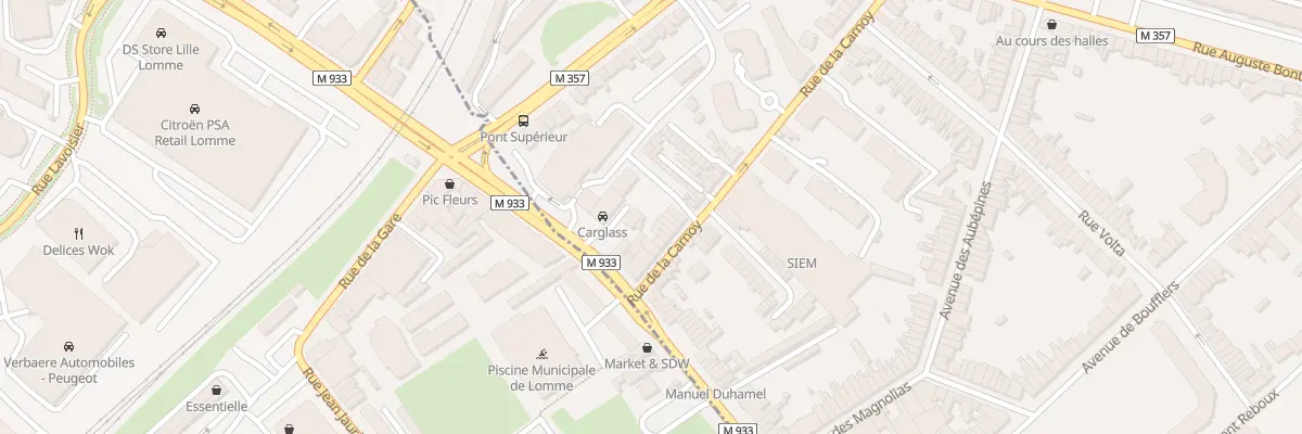 Plan du 284 Rue de la Carnoy à Lambersart