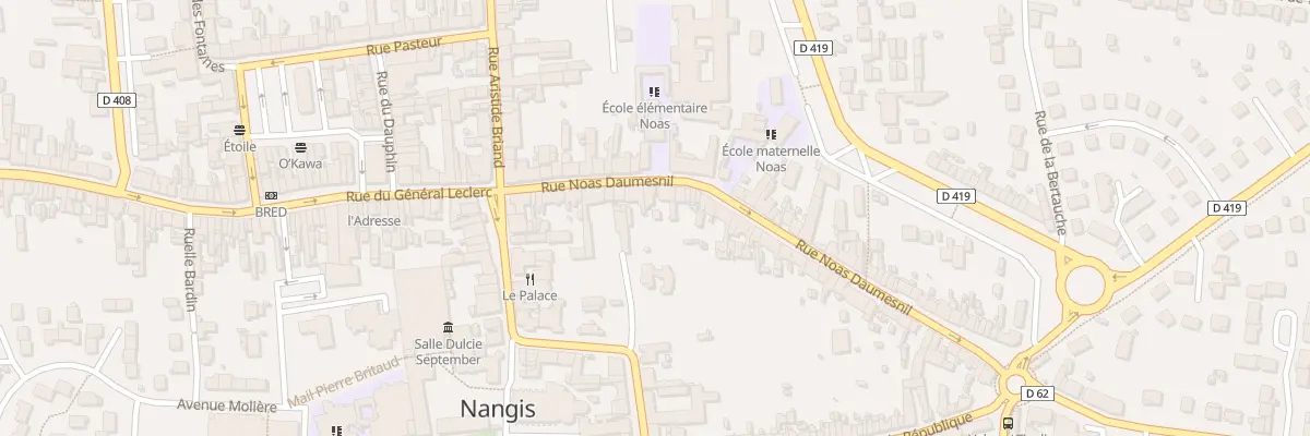 Plan du 20 Rue Noas Daumesnil à Nangis