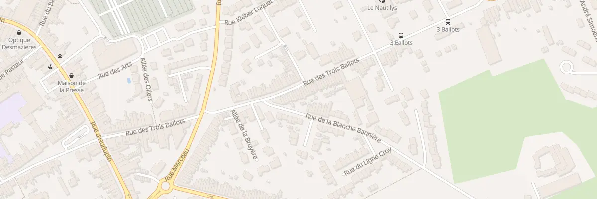 Plan du 64 Rue des Trois Ballots à Comines