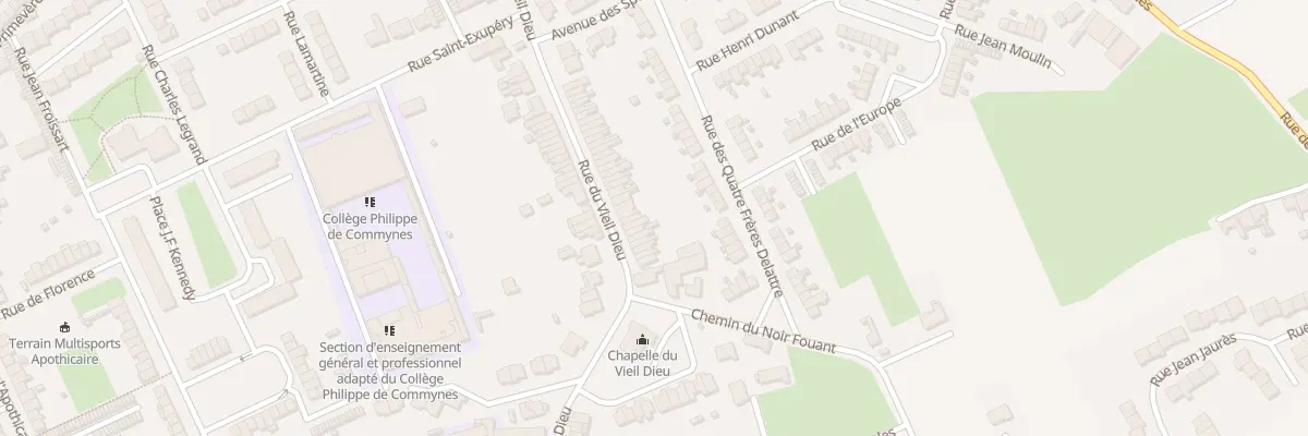 Plan du 95 Rue du Vieil Dieu à Comines