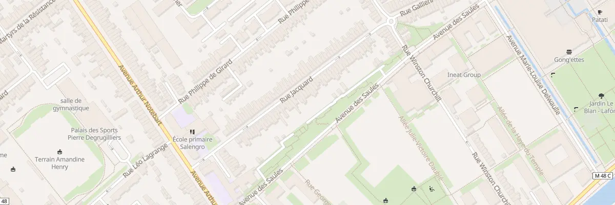 Plan du 53 Rue Jacquart Lomme à Lille
