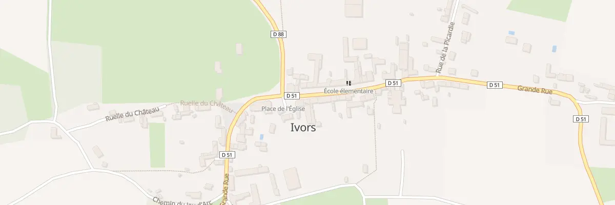 Plan du 50 Rue de la Grande Rue à Ivors