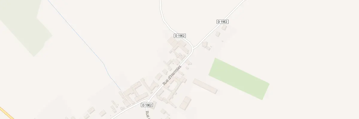Plan du 13 Rue d’Hermies à Ruyaulcourt