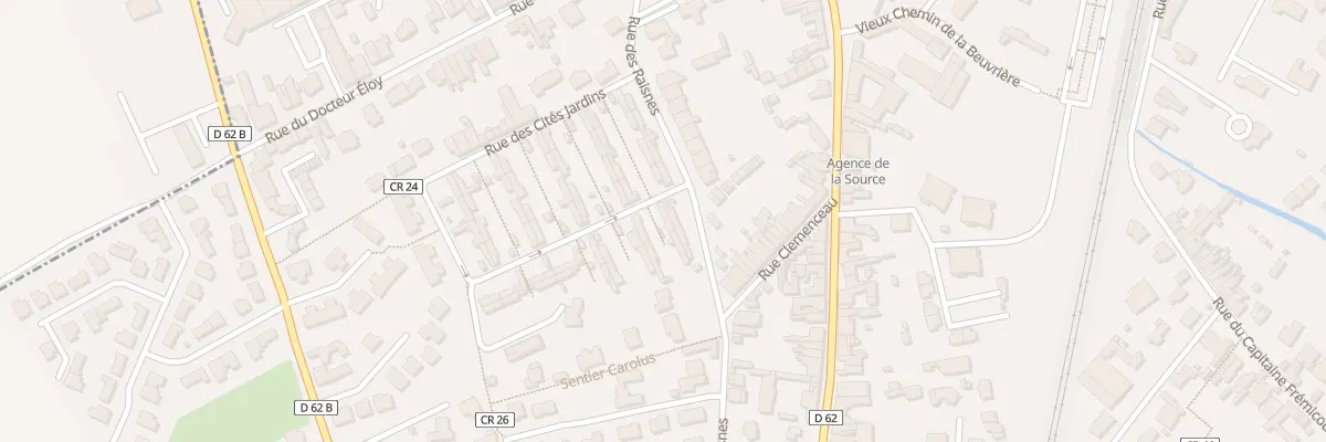Plan du 9 Rue des Cites Jardins à Phalempin