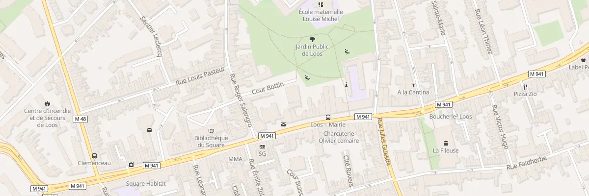 Plan du 98 Rue du Maréchal Foch à Loos
