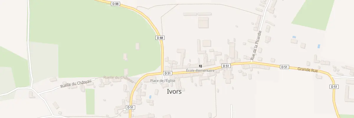 Plan du 53 Rue de la Grande Rue à Ivors