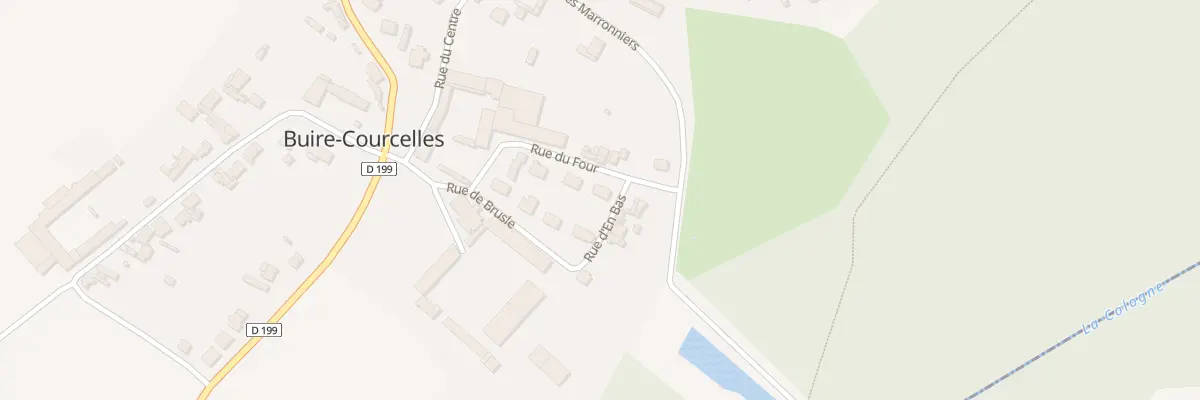 Plan du 8 Rue du Four à Buire-Courcelles