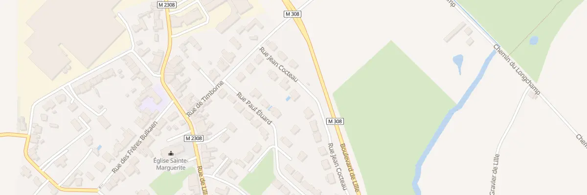 Plan du 8 Rue Jean Cocteau à Comines