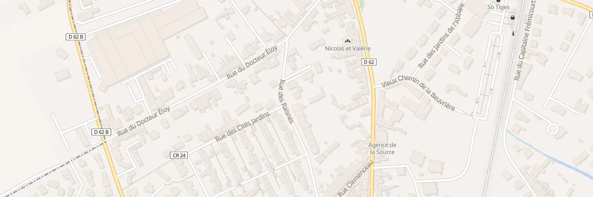 Plan du 7 Rue des Raisnes à Phalempin