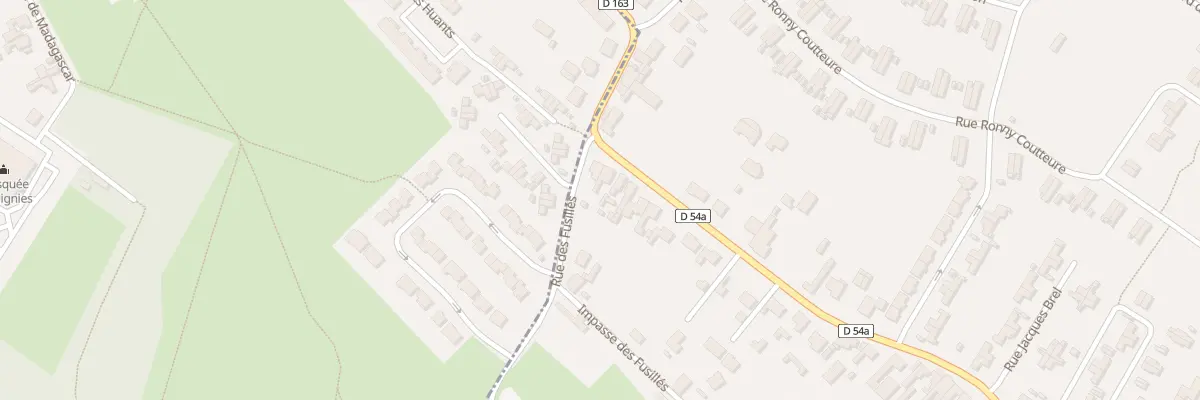 Plan du 583 Rue du Professeur Calmette à Ostricourt
