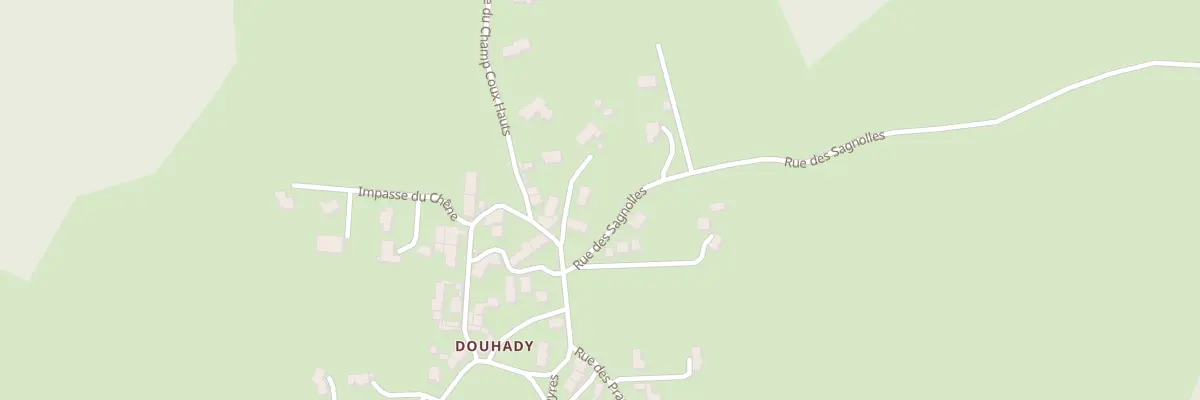 Plan du 9001 Rue des Sagnes - Douhady à Charbonnières-les-Varennes