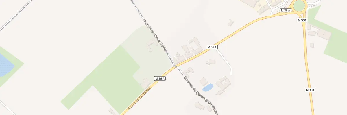 Plan du 374 Rue Gd Perne au Vieux Soldat à Comines