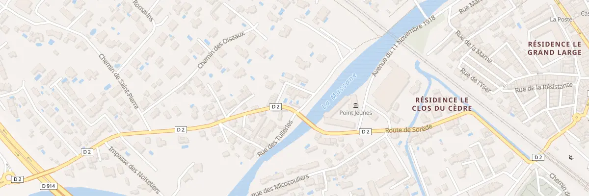Plan du 4 Tra des Saules à Argelès-sur-Mer