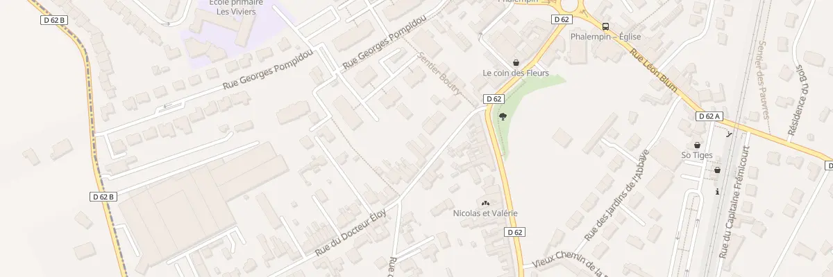 Plan du 2 Rue du Doc Eloy à Phalempin