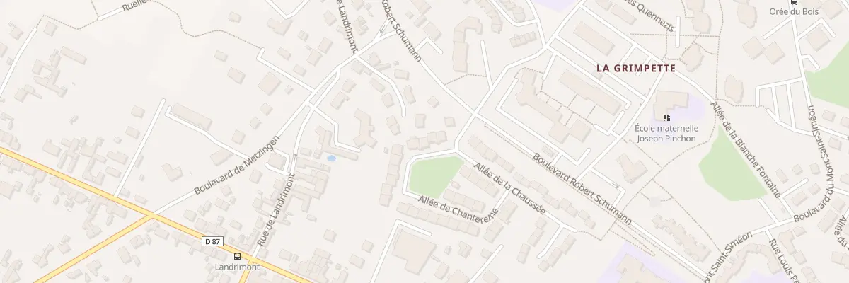 Plan du 70 All de la Chantereine à Noyon