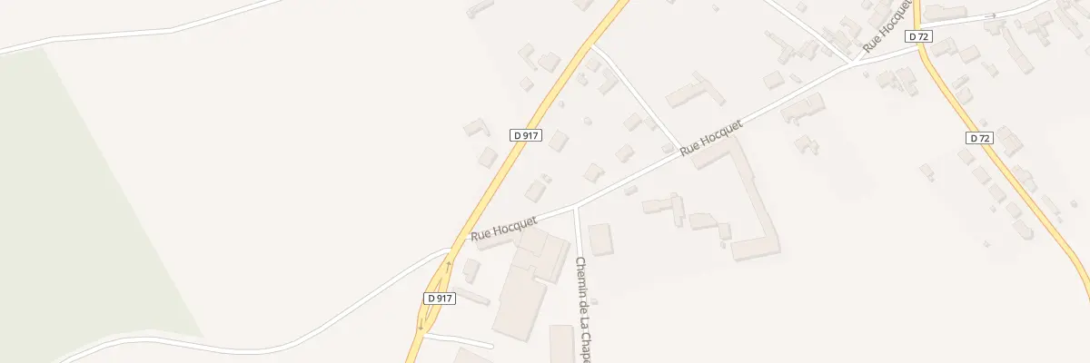 Plan du 3 Rte Nationale à Nurlu