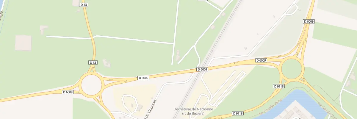 Plan du 9003 Ldt Chemin de Coursan à Narbonne