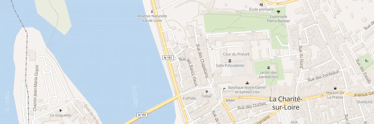 Plan du 15 Rue des Bancs Vieux à La Charité-sur-Loire