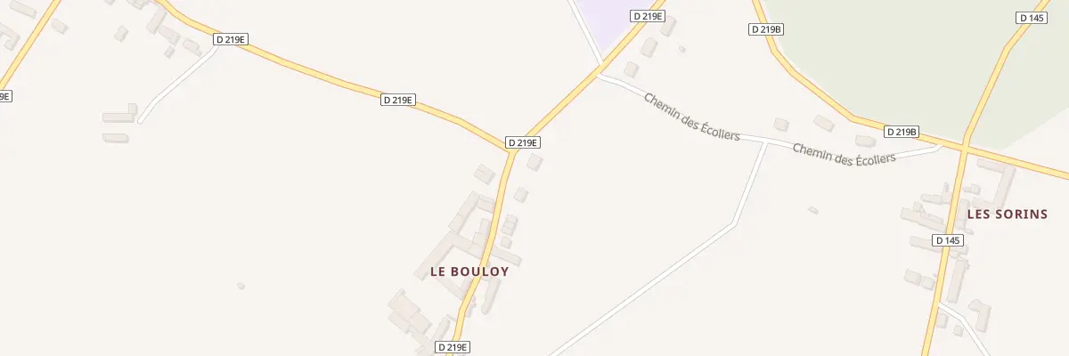 Plan du 1T Rue Ste Genevieve à Blennes
