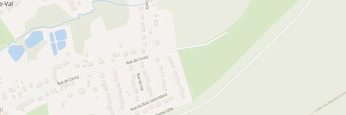 Plan du 1 Rue du Bois Saint-Mard à Tracy-le-Val