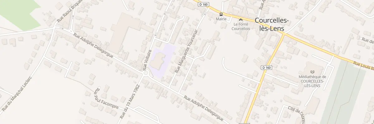 Plan du 9 Rue Marguerite Yourcenar à Courcelles-lès-Lens