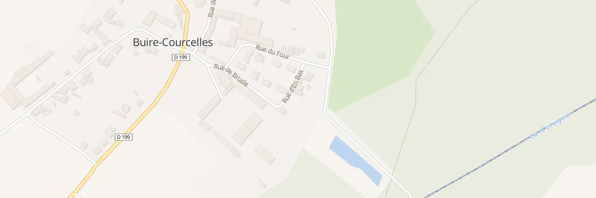 Plan du 4 Rue d’En Bas à Buire-Courcelles