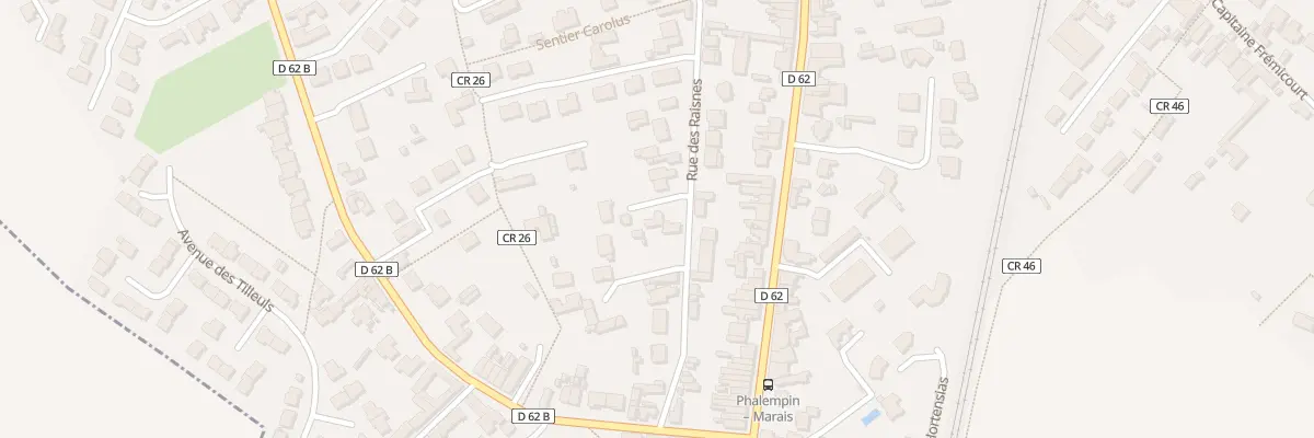 Plan du 58 Rue des Raisnes à Phalempin