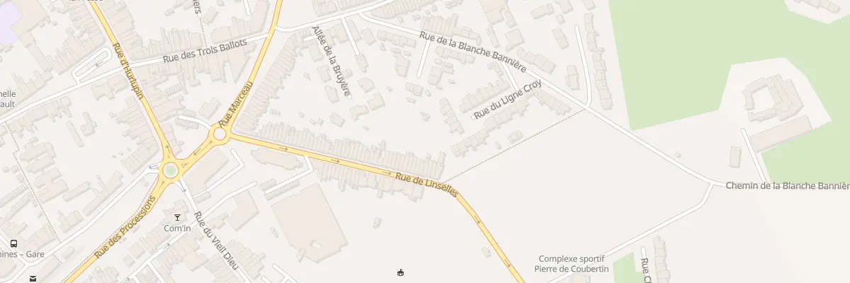 Plan du 73 Rue de Linselles à Comines