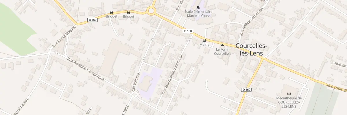 Plan du 6 Rue Marguerite Yourcenar à Courcelles-lès-Lens