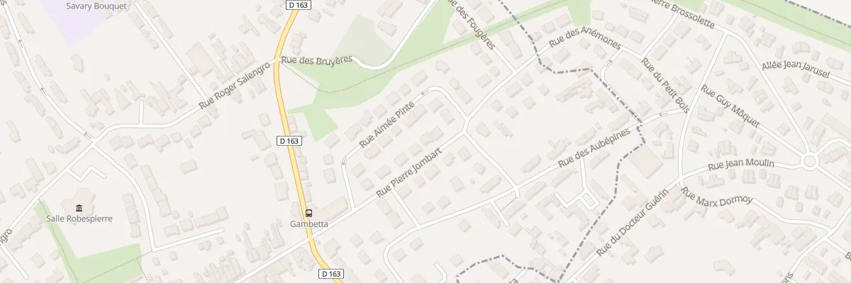 Plan du 11 Rue Pierre Jombart à Oignies