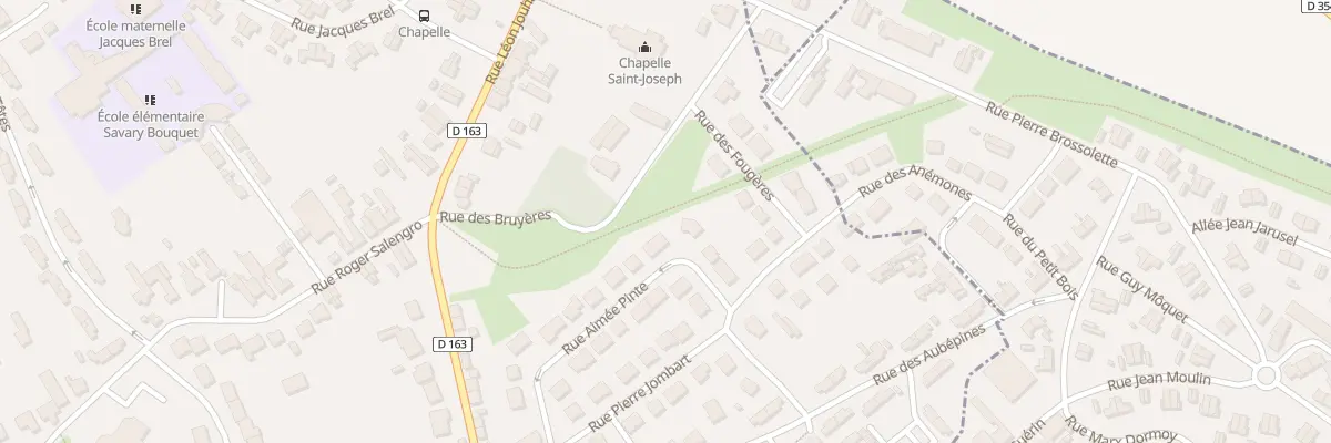 Plan du 8 Rue Aimee Pinte à Oignies