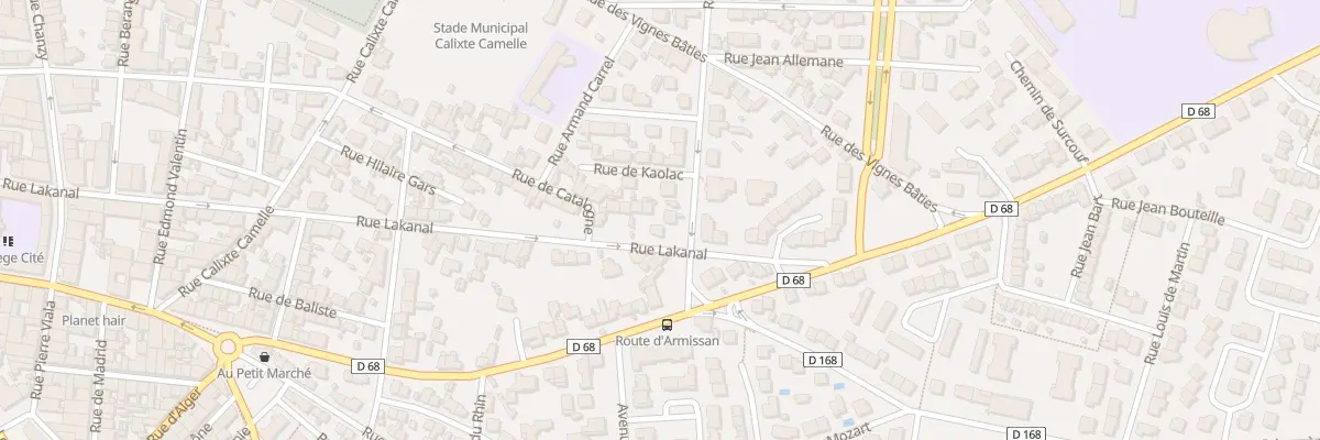 Plan du 63 Rue Lakanal à Narbonne